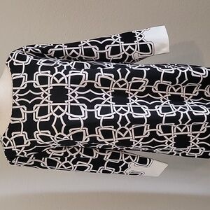 The Limited Monochrome Patterned Dress